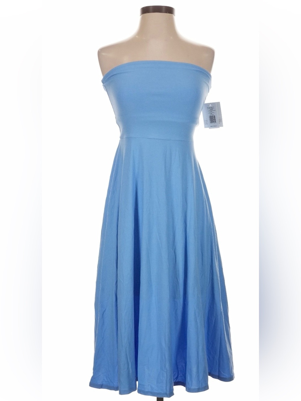 Beyond Yoga Strapless Blue Maxi Dress - Super Soft stretch fabric